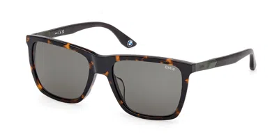 Bmw Bw0071-h 52n Men's Sunglasses Tortoiseshell Size 56 In Multi