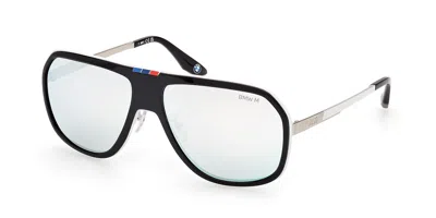 Bmw Bw0076-h 01c Men's Sunglasses Black Size 63