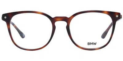 Bmw Bw5032 Men's Glasses, Tortoiseshell, Size 52 In Brown