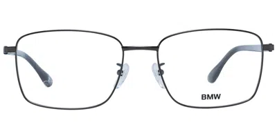 Bmw Bw5035-d Asian Fit Men's Glasses, Gunmetal, Size 56 In Gray