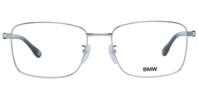 Bmw Bw5035-d Asian Fit Men's Glasses, Silver, Size 56