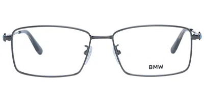 Bmw Bw5036-d Asian Fit Men's Glasses, Gunmetal, Size 57 In Gray