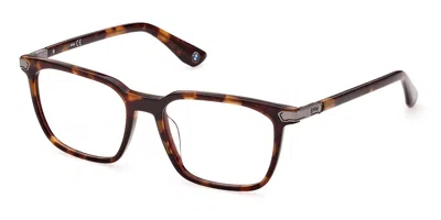 Bmw Bw5057-h Men's Glasses, Tortoiseshell, Size 53 In Brown