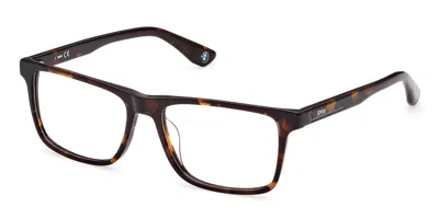 Bmw Bw5059-h Men's Glasses, Tortoiseshell, Size 55 In Brown
