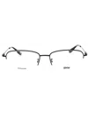 Bmw Rectangular-frame Glasses In Matte Black/clear Demo Lens