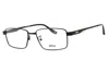 Bmw Bw5071h Rectangular Metal Eyeglasses In Silver