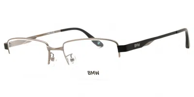 Bmw Bw5072-h 015 Occhiali Da Vista Argentati Per Uomo (solo Montatura) In Blue