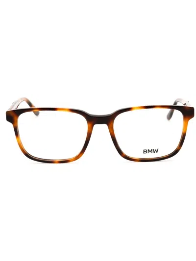 Bmw Bw5084-h Eyeglasses In 052 - Dark Havana/clear Demo Lens