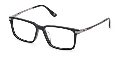 Bmw Bw5087-h 001 Occhiali Da Vista Neri Per Uomo (solo Montatura) In Black