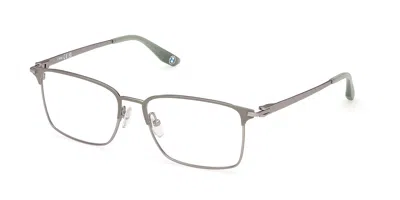 Bmw Bw5107 015 Men's Glasses Silver Size 56 - Free Lenses - Blue Light Block Available In Gray