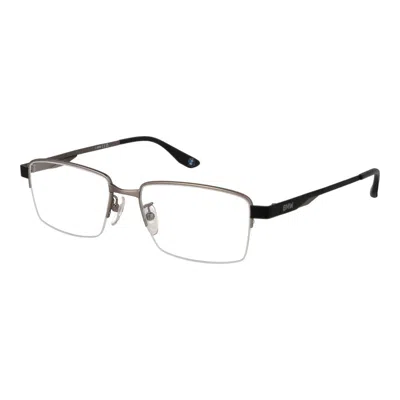 Bmw Gray Metal Glasses Men's (frames) In Black