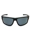 Bmw Men's Rectangular Polarized Sunglasses In Black