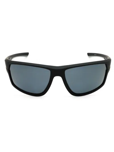Bmw Men's Rectangular Polarized Sunglasses In Black