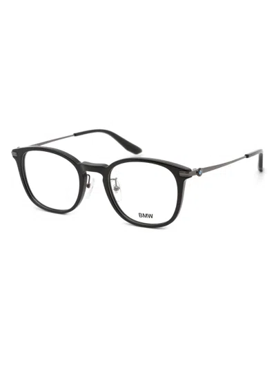 Bmw Men's Round Eyeglasses 52-22-145 - Sleek Minimalist Design In Multi
