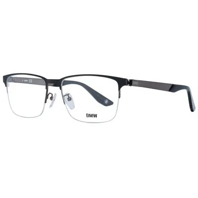Bmw Men' Spectacle Frame  Bw5001-h 5508a Gbby2 In Black