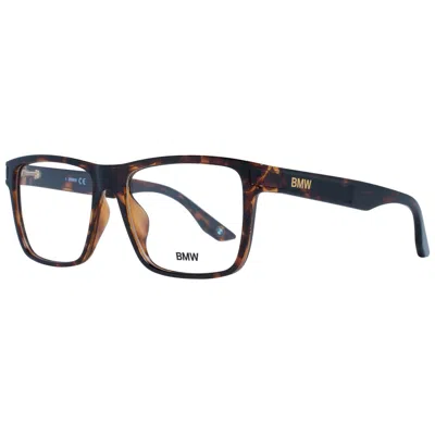 Bmw Men' Spectacle Frame  Bw5015-h 57052 Gbby2 In Brown