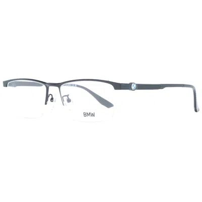 Bmw Men' Spectacle Frame  Bw5050-h 55002 Gbby2 In Black