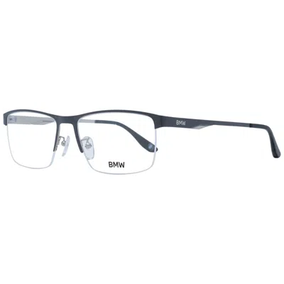 Bmw Men' Spectacle Frame  Bw5065-h 58020 Gbby2 In Black