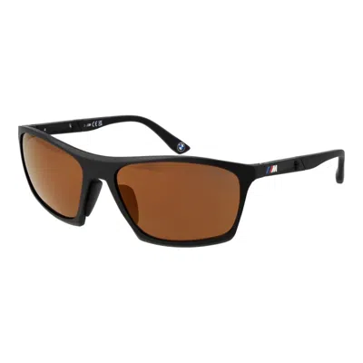 Bmw Black Men Sunglasses In Brown
