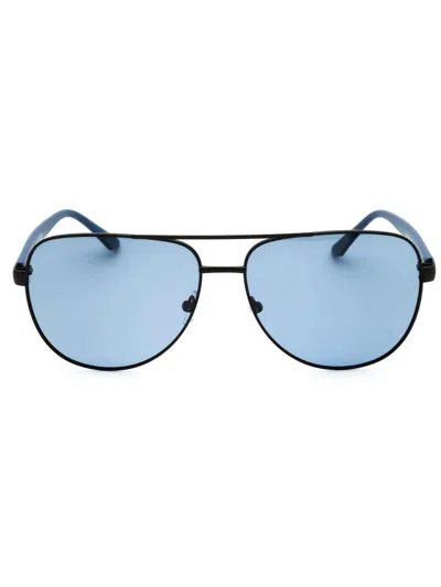 Bmw Metal Aviator Men's Sunglasses In Black