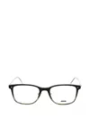 Bmw Rectangle-frame Glasses In Black