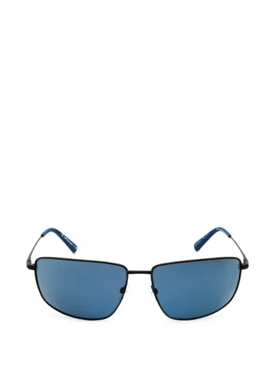 Bmw Bs0027 Polarized Metal Frame Sunglasses In Blue