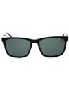 Bmw Rectangular Men's Designer Sunglasses In Black