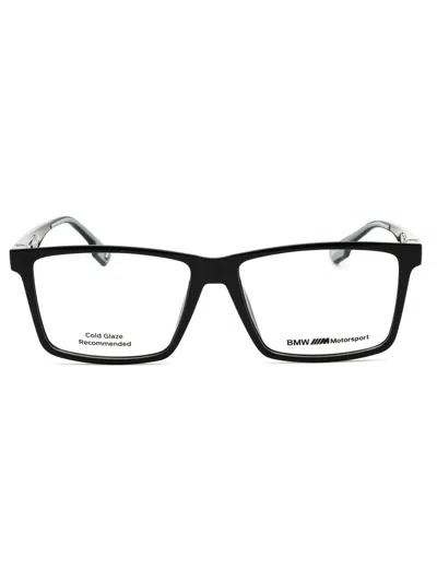 Bmw Rectangular Men's Eyeglasses - Model Bs5003 In Black
