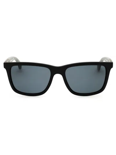 Bmw Rectangular Men's Sunglasses In Black