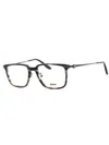 Bmw Sleek Rectangular Eyeglasses 54 In Brown