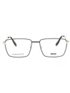 Bmw Titanium Rectangular Men's Eyeglasses In Black