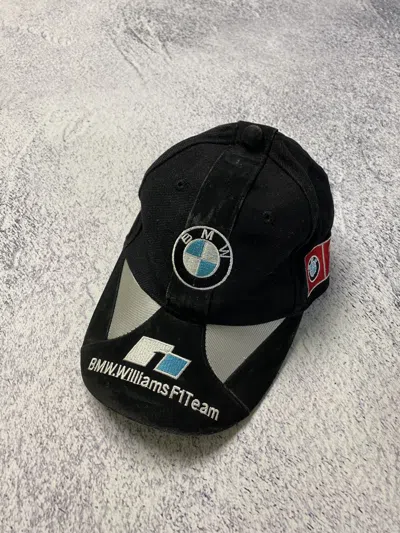 Pre-owned Bmw X Formula Uno Vintage Bmw Williams F1 Racing Team Cap Hat In Black