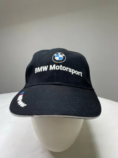 Pre-owned Bmw X Racing Bmw Motorsport Racing Baseball Cap Hat In Black