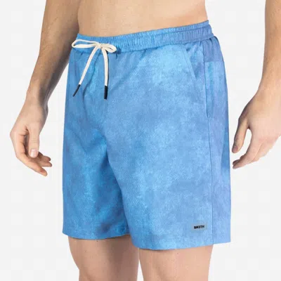 Bn3th Agua Volley 2n1 Short In Fog Acid Wash In Blue