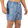 Bn3th Agua Volley 2n1 Short In Grande Pineapple Fade-fog In Blue