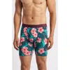 Bn3th Classic Icon Boxer Briefs In Hibiscus Bloom-zesty