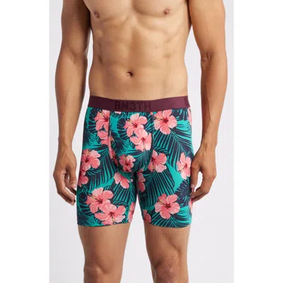 Bn3th Classic Icon Boxer Briefs In Hibiscus Bloom-zesty