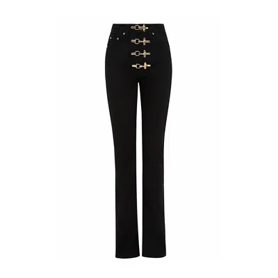 Bo&po Black Gaia Flare Jeans Gold