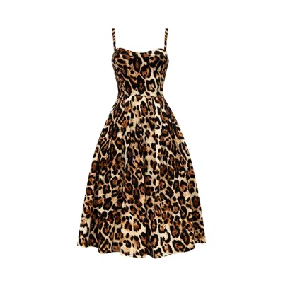 Bo&po Women's Black / Brown Liapova Dress In Multi
