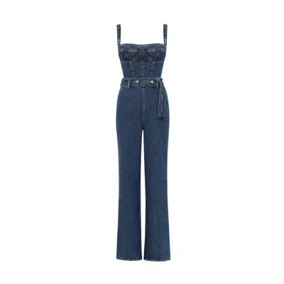 Bo&po Women's Blue Mathilda Jumpsuit