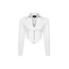 Bo&po Women's Pera Corset Top White In White