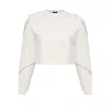 Bo&po Women's Rebeca Sweatshirt White In White