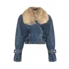 Bo&po Women's Romina Denim Jacket Brown In Brown