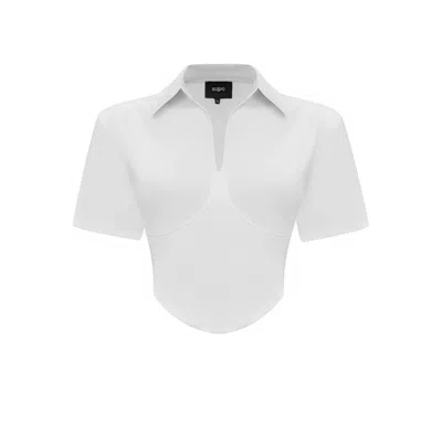 Bo&po Women's Stella Corset Top White