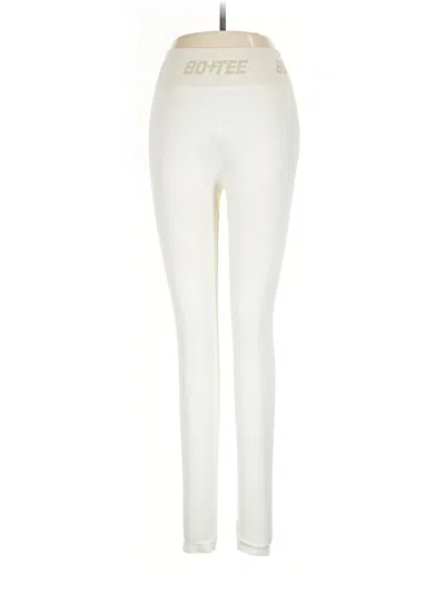 Pre-owned Bo+tee Active Pants In Ivory
