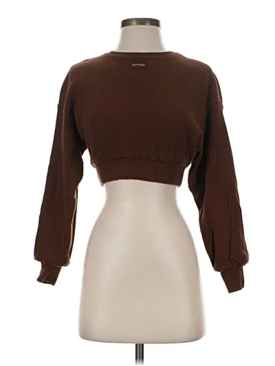Pre-owned Bo+tee Cardigan Sweater In Brown