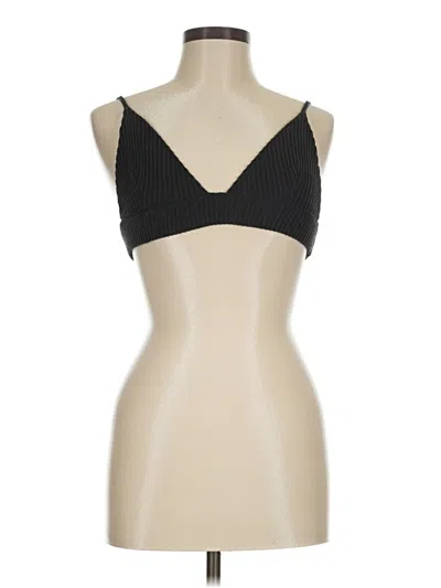 Pre-owned Bo+tee Tank Top Black Strapless Neckline Tops