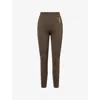 Bo+tee Womens Brown Seamless Sculpt High-rise Leggings In Brown