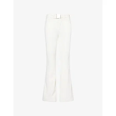 Bo+tee Womens Ice Belted Waterproof Ski Salopettes Xs In White