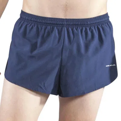 Boa 1" Elite Split Short In Navy In Blue